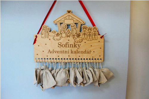 Adventní kalendář s personalizací