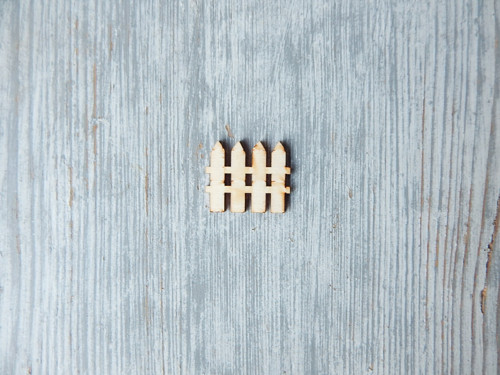 Dřevěný výřez plot 3 x 3,5 cm