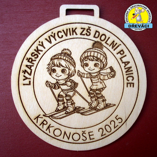 MEDAILE na přání "LYŽAŘSKÝ VÝCVIK" — foto 1