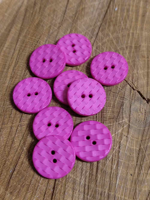 Knoflík proplétaný barva lososová