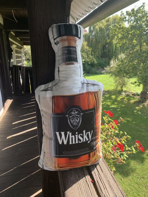 Whisky - 3D polštář velký