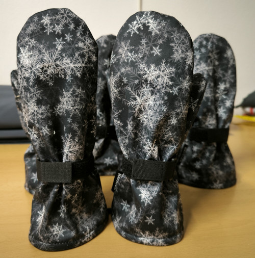 Dětské softshellové rukavice VLOČKY