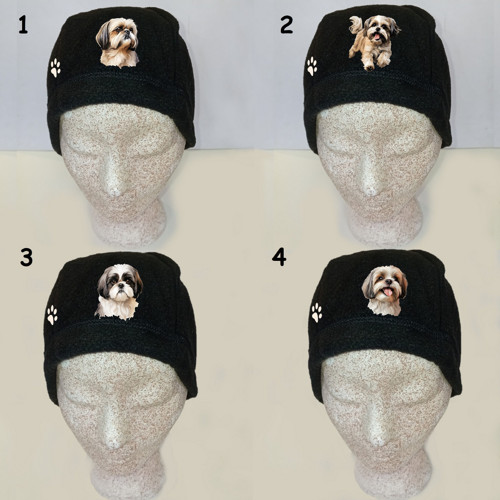 SHIH-TZU FLEECOVÁ ČEPICE UNISEX s ref.prvkem