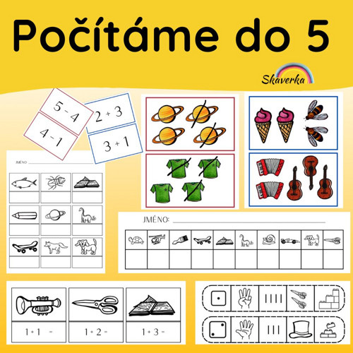 Počítáme do 5 (soubor aktivit v pdf) — foto 1