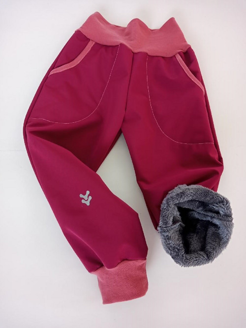 Softshell Kalhoty S Kožiškem/ Ihned Vel.104/110