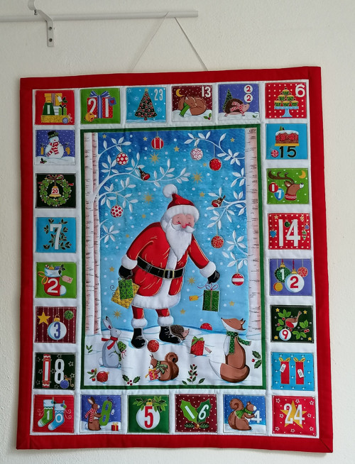 Adventní kalendář Santa a zvířátka
