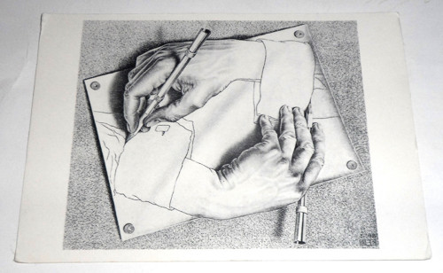 Čistá umělecká POHLEDNICE • M. C. Escher — foto 1