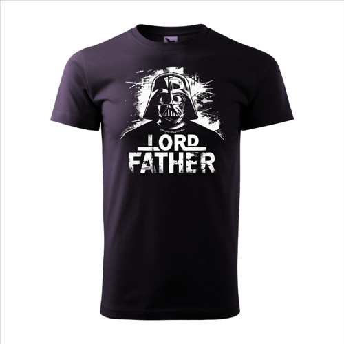 Černé pánské tričko "Lord Father"