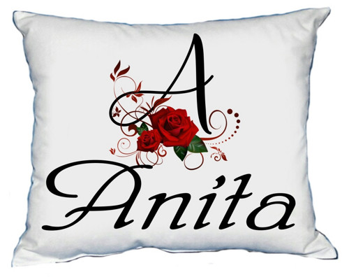 Polštář s dámským jménem ANITA