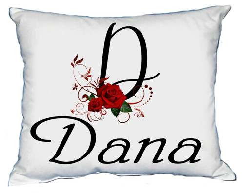 Polštář s dámským jménem DANA