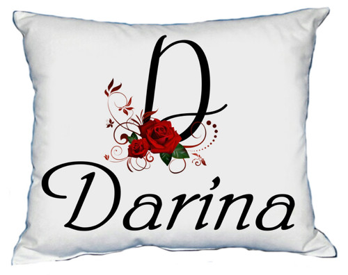 Polštář s dámským jménem DARINA