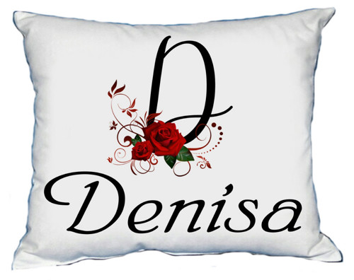 Polštář s dámským jménem DENISA
