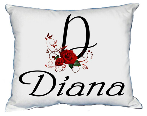 Polštář s dámským jménem DIANA