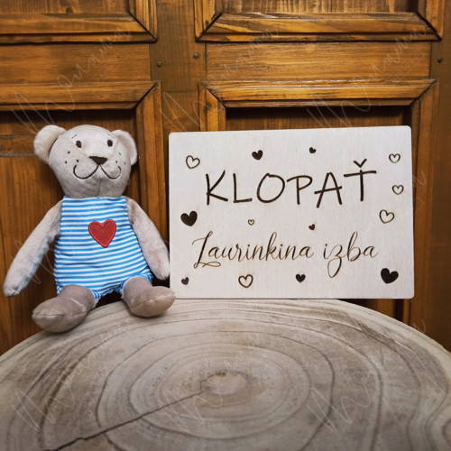 Dětská jmenovka na dveře