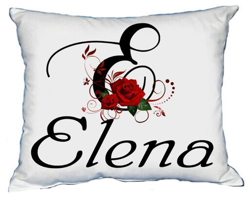 Polštář s dámským jménem ELENA