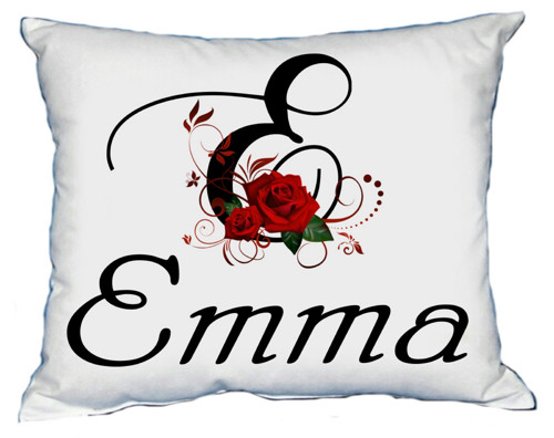 Polštář s dámským jménem EMMA