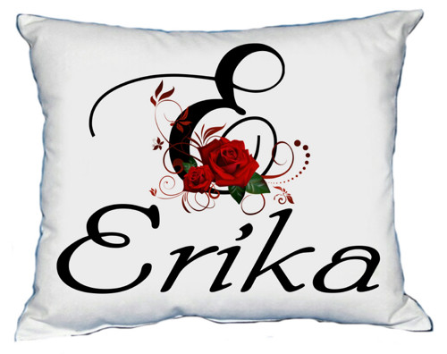 Polštář s dámským jménem ERIKA — foto 1
