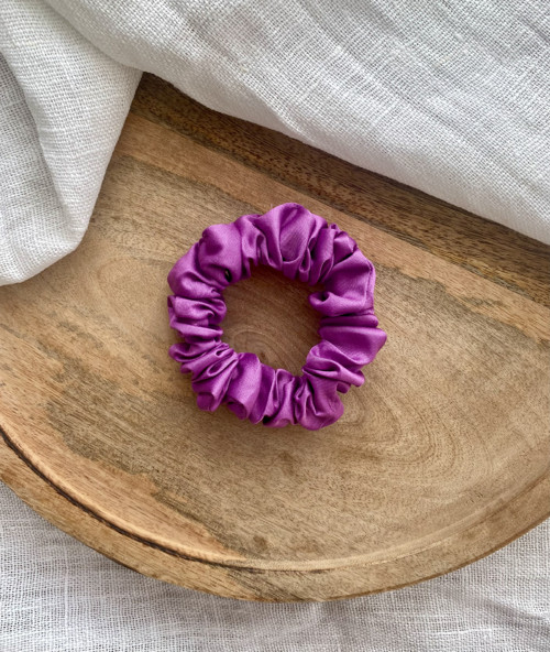 Scrunchie fialová MINI - poslední kus — foto 1