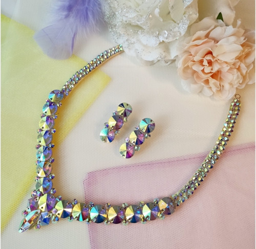 Náhrdelník s AB crystaly Isabela