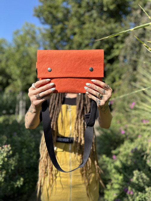 Papírová crossbody // pumpkin