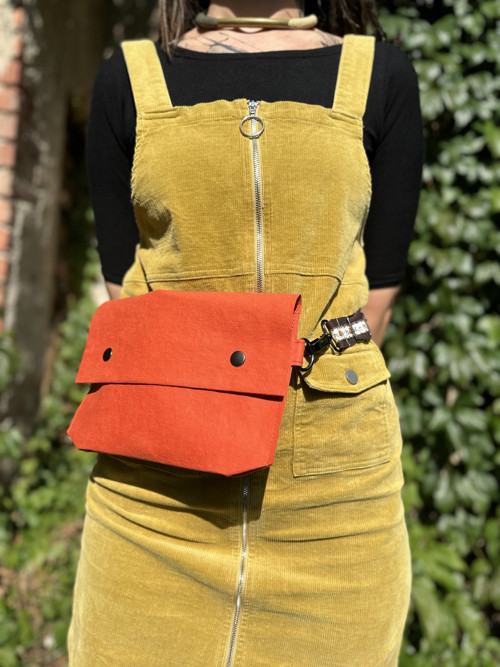 Papírová crossbody // pumpkin ~ vintage