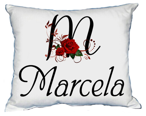 Polštář s dámským jménem MARCELA