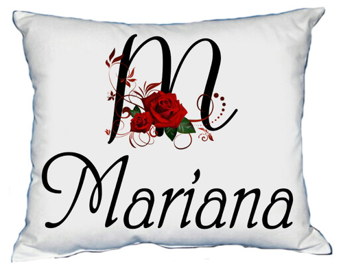 Polštář s dámským jménem MARIANA