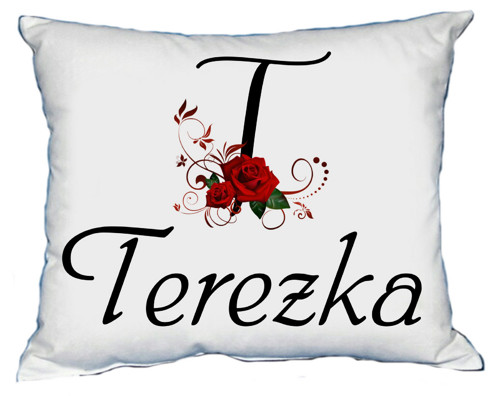 Polštář s dámským jménem TEREZKA