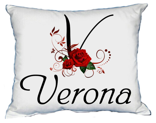 Polštář s dámským jménem VERONA
