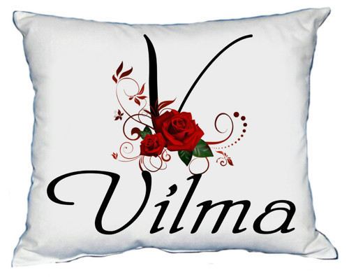 Polštář s dámským jménem VILMA