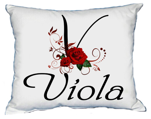 Polštář s dámským jménem VIOLA — foto 1