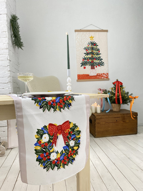 Vánoční ubrus 150х40 cm