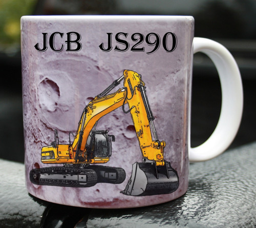 Hrnek s bagrem JCB JS290 — foto 1