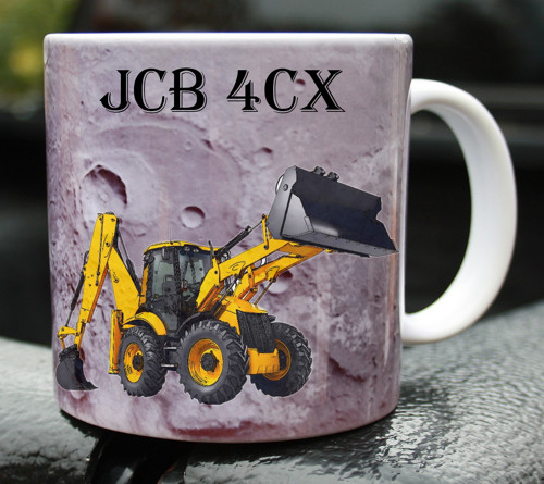 Hrnek s bagrem JCB 4CX