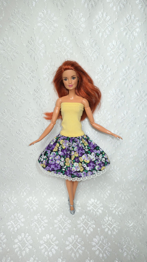 Barbie - letní natahovací šaty — foto 1