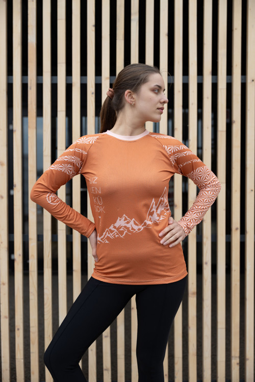 Už tam budeme? termo top orange peache