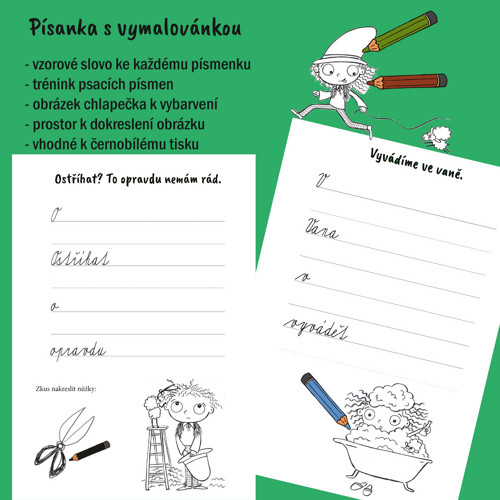 Hravá písanka s vymalovánkou - malý bača — foto 1