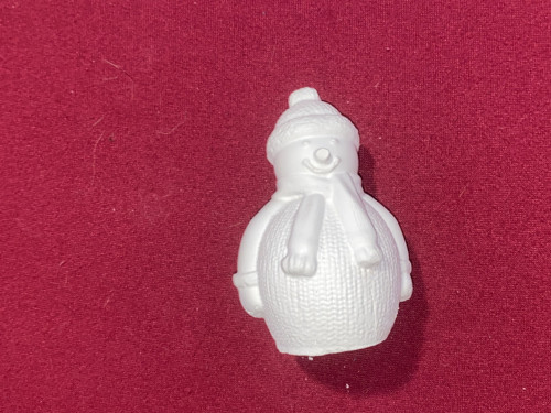 Sádrový odlitek - 3D sněhulák Vl.