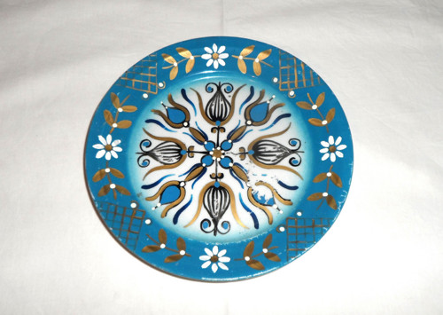 Porcelán TALÍŘ závěsný, ruční malba • Colditz