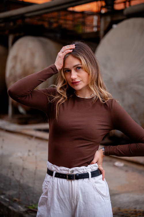Basic back to neck jersey — foto 1