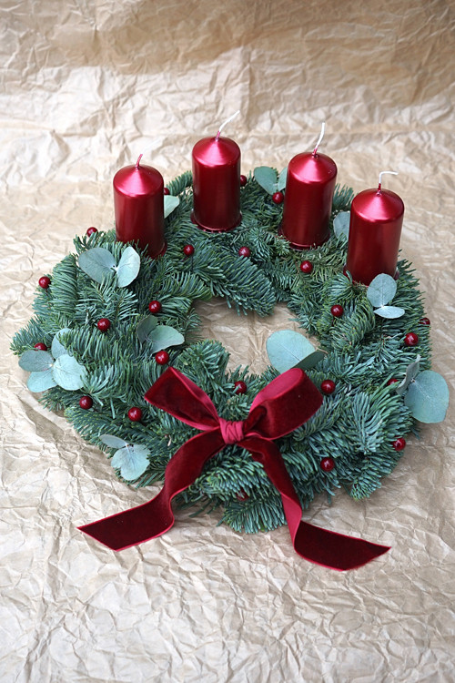 Adventní věnec vínový — foto 1