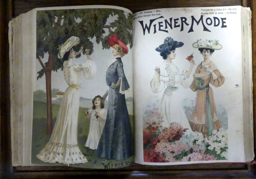 Wiener mode, módní časopis, svázaný ročník 1903