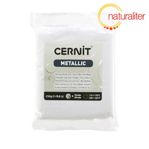 CERNIT Metallic 085 - bílá perleťová 250g
