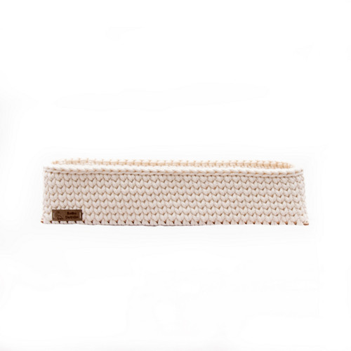 Košík 45x10x10 cm - smetanový