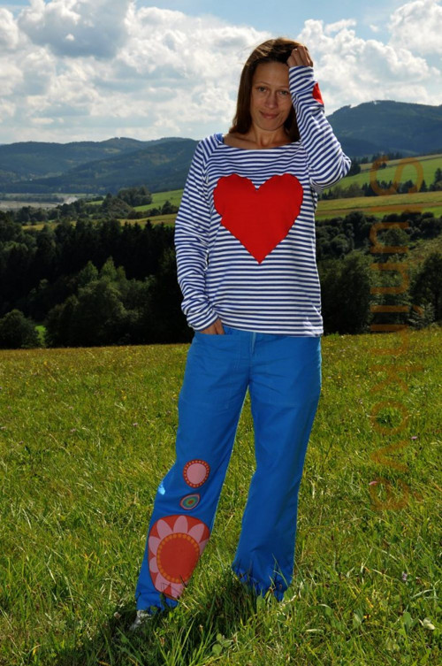 Pruhovaná se srdcem...L — foto 1