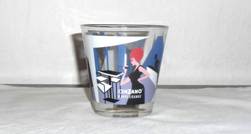 Reklamní SKLENIČKA • Cinzano, Paris Lounge — foto 1