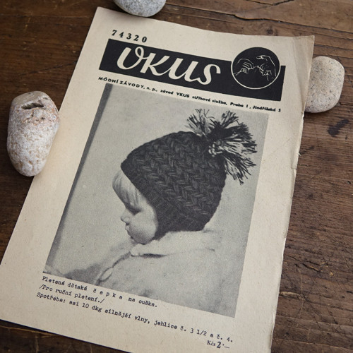 VKUS 74320 ... Pletená dětská čapka — foto 1
