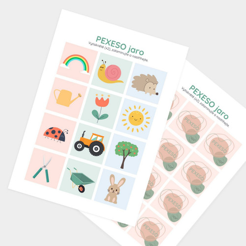Pexeso Jaro - PDF