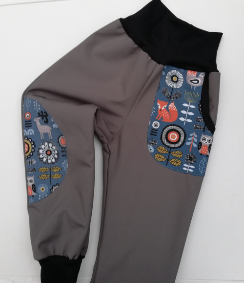 Softshell. kalhoty S BERÁNKEM - LIŠKA A SOVA — foto 1