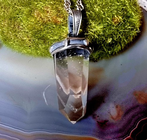 Přívěsek "Magický krystal" - Křišťál, Ag 925/1000